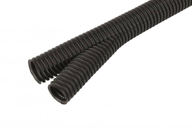 Fränkische Co-flex PP-UV NW 11 50m-Ring schwarz Ku-Wellrohr geschlitzt 38401100-0