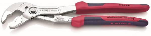 Knipex 87 05 300 8705300 Wasserpumpenzange Cobra 300mm 70mm