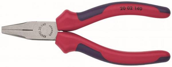 Knipex 20 02 140 Flachzange 2002140 140mm poliert 2-Komp. Griffhülle