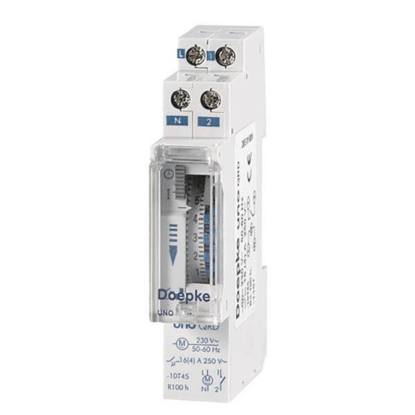 DOEPKE DOEPKE Schaltuhr mech 230VAC REG 1kan Uno QRD Schließ 100h 24h Prog 1TE