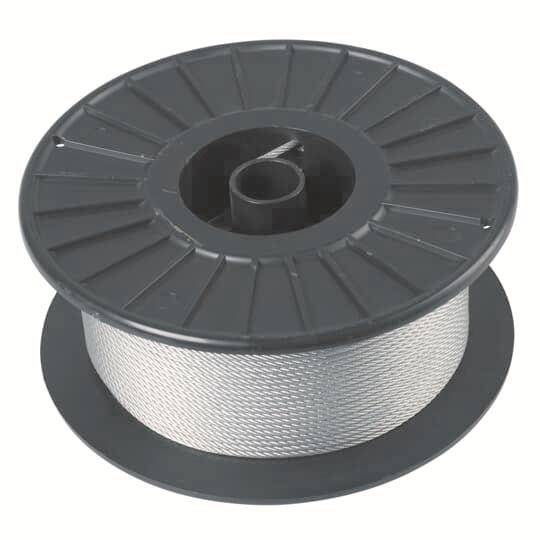 ABB Drahtseil 7x7 Drähte, CW100-3PVC Durchm. 3mm, Länge CW100-3PVC-0