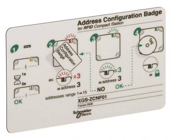 Telemecanique XGSZCNF01 RFID Konfigurationskarte f.Stationsadressen