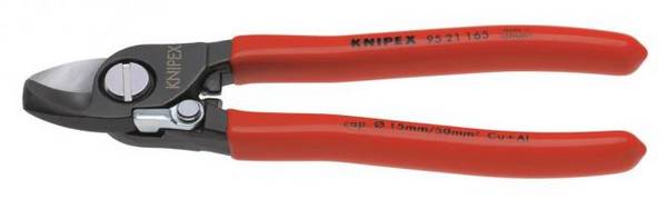 Knipex 95 21 165 Kabelschere 9521165 165mm D15mm/50qmm brüniert Kunst.