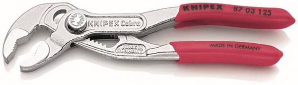 Knipex 87 03 125 0307394 Wasserpumpenzange Cobra 125mm 27mm