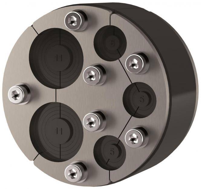 Hauff Dichtung HRD100-SG-2/8-30-3/4-16,5 f. 5 Kabel-0