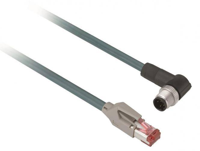 Telemecanique XGSZ22E4503 RFID Steckv. Ethernet M12/RJ45 ger./abgew. 3m-0