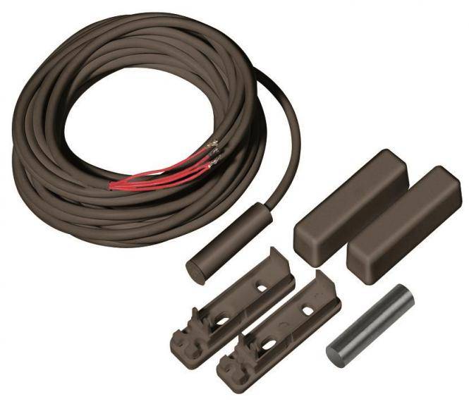 ABUS Ein-/Aufbau Öffnungsmelder MK1310B VdS-C braun MK1310B 4m Magnetkontakt-0