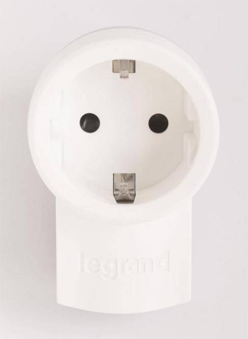 Legrand 050462 Zwischenstecker Kunststoff 230 V Weiß, Grau IP20-0