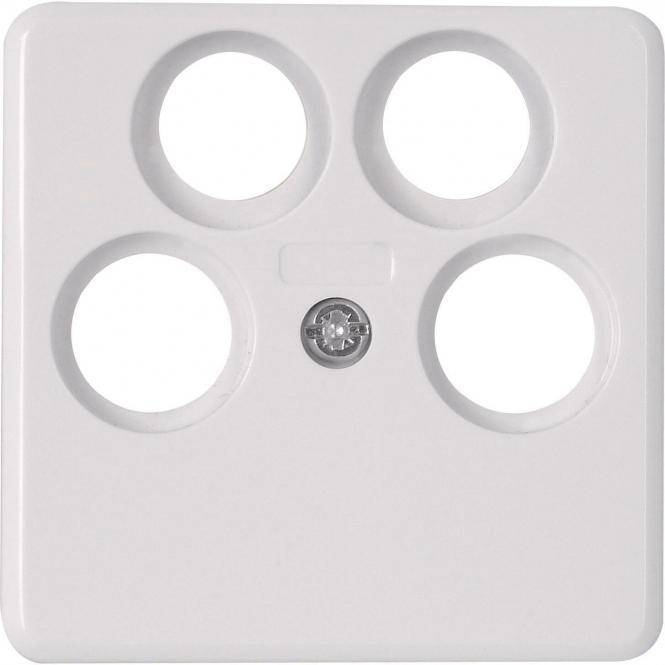 HEINRICH KOPP - Kopp HK02-Antennenabdeckung 4370013008Anschlüsse arktisweiß-0