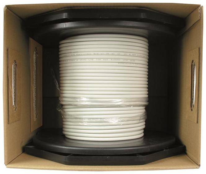 Televes 250m Abrollbox SK6Fplus-B Koaxkabel 1,0/6.8 mm, 3-fach geschirmt-0