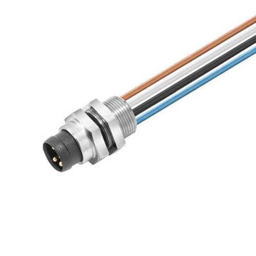 Weidmüller 1861290000 Sensor-/Aktor-Einbausteckverbinder M8 Stecker, Einbau Polzahl Sensoren: 4 1 St.