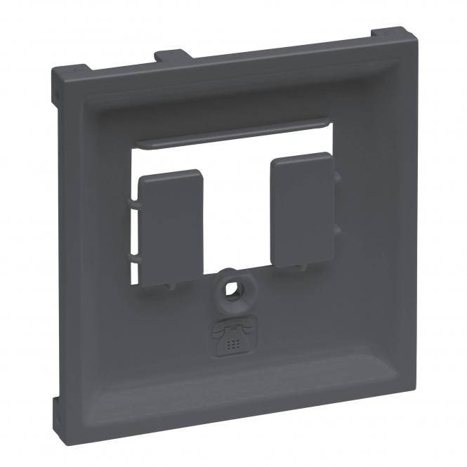 Legrand 765455 SEANO Abdeckung f.TDO & TAE in der Farbausführung Anthrazit