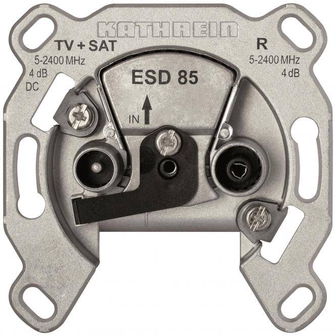 Kathrein ESD 85 Antennendose SAT, TV, UKW Unterputz Einzelanschlussdose-0