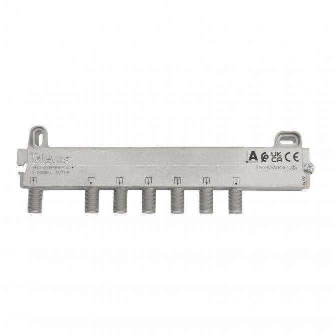 Televes Verteiler 6-fach SAT SAV614FZ-0