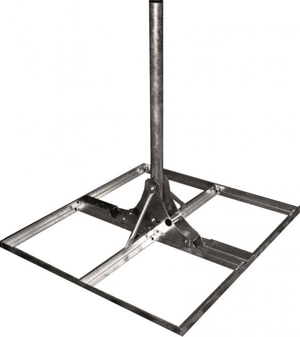 Televes Flachdachständer BS100 4Betonplatten f.100cm Spiegel 243411-0