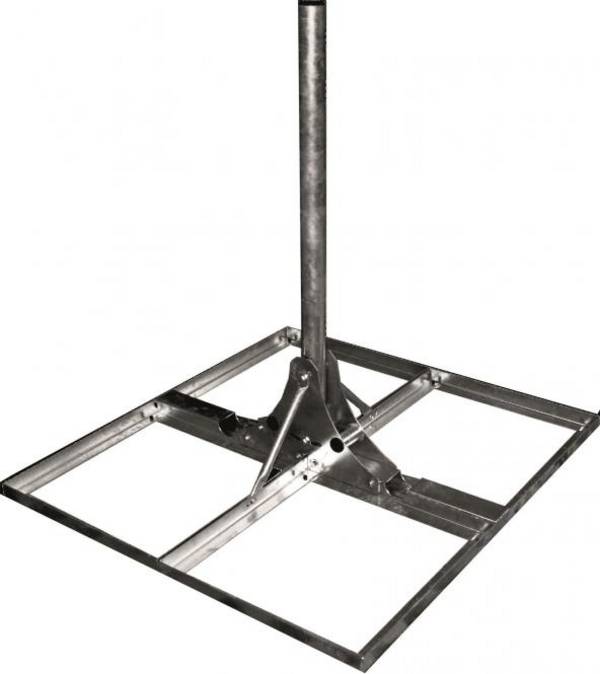 Televes Flachdachständer BS100 4Betonplatten f.100cm Spiegel 243411