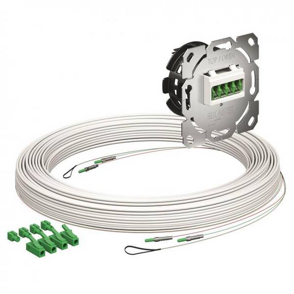 Kaiser Teilnehmeranschluss Gf-TA 4250032 E3S Connect UP 2xF LC/APC DX L=25m