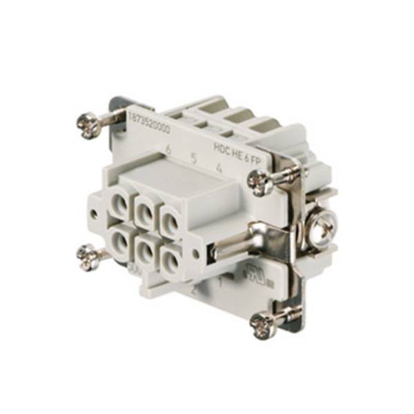 Weidmüller 1873520000 Buchseneinsatz RockStar® HDC HE 6 + PE Push-In-Klemme 1 St.