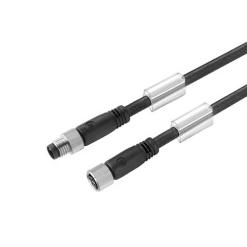 Thumbnail - Weidmüller 1880470500 Sensor-/Aktor-Steckverbinder, konfektioniert M8 Stecker, gerade, Buchse, gerade 5.00 m Polzahl Sen...