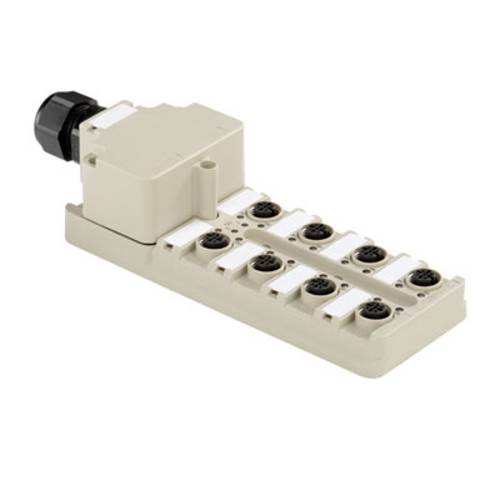 Weidmüller SAI-8-M 5P M12 ECO 1892080000 Sensor/Aktorbox passiv M12-Verteiler mit Metallgewinde 1 St.
