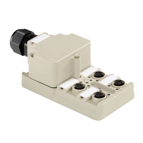 Thumbnail - Weidmüller SAI-4-M 5P M12 ECO 1892100000 Sensor/Aktorbox passiv M12-Verteiler mit Metallgewinde 1 St.