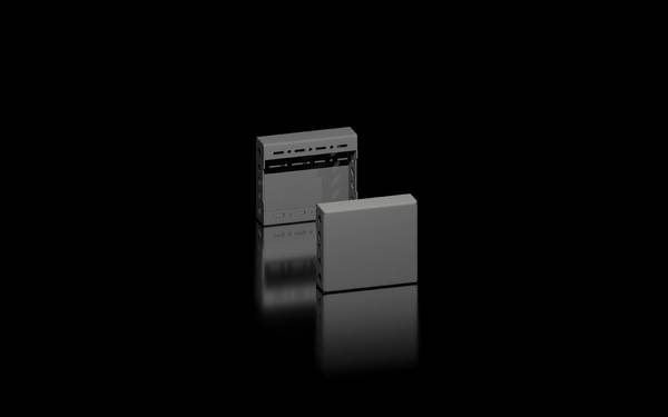 Rittal VX 8660.030 Sockel-Blenden, seitlich für Sockel-System VX, Stahlblech, neue Ausführung 8660030