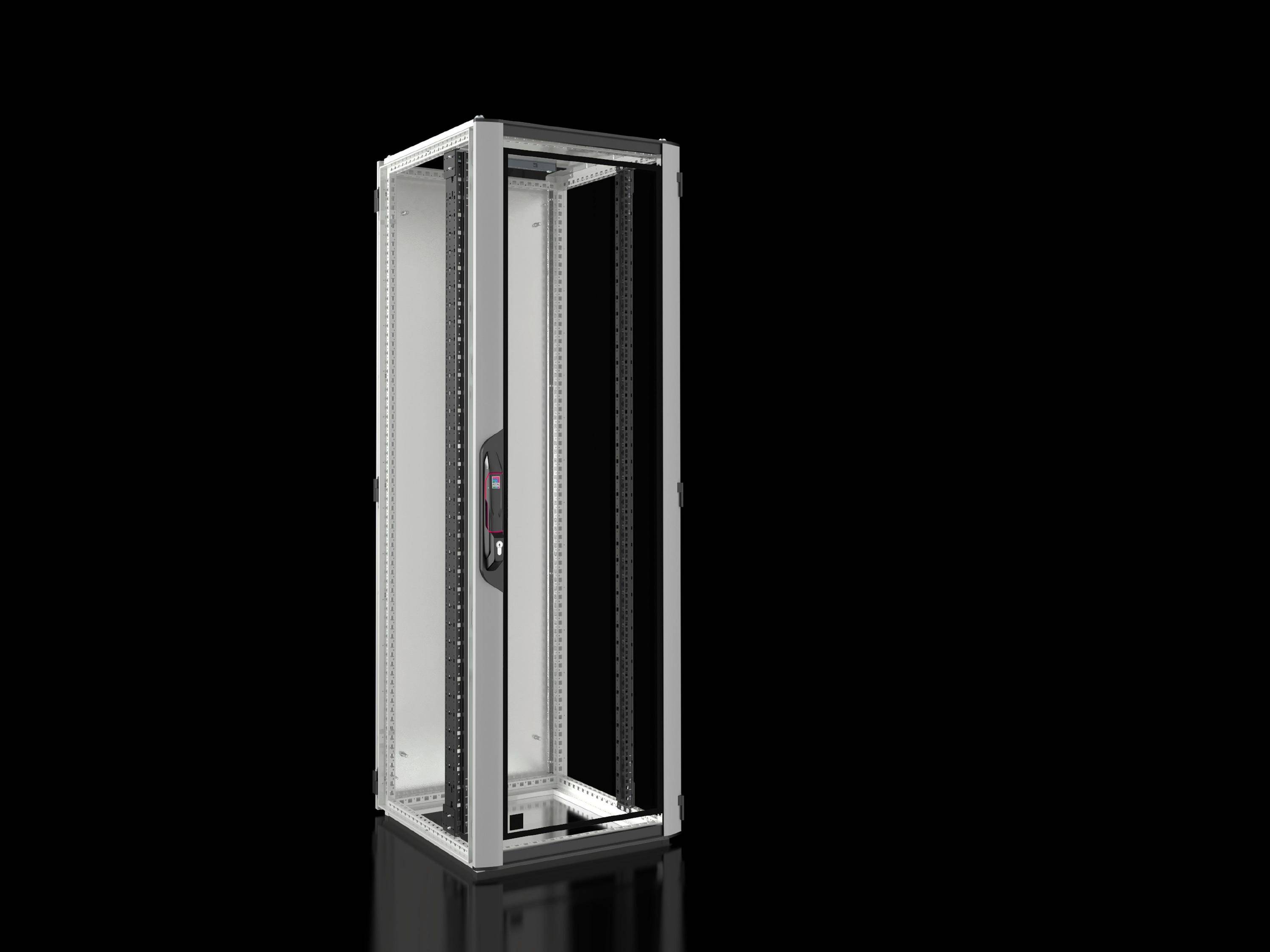 Rittal VX 5327.121 Netzwerk-/Serverschrank VX IT mit Sichttür, mit 19"-Profilschienen standard 5327121-0