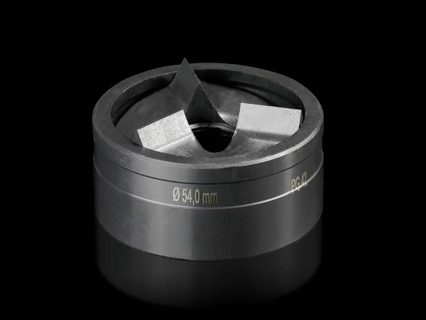Rittal AS 4055.554 Spalt-Blechlocher rund für Stahlblech, mit 3-fach Teilung 4055554