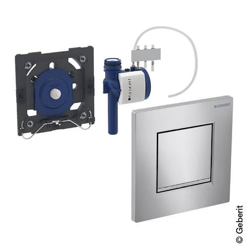 Geberit 116017KH1, Typ 20 Betätigungsplatte Square chrom
