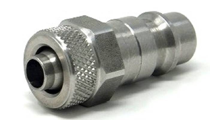 Kupplungsstecker NW 7,2 mit Überwurfmutter, gerade ES, 8,0 mm 6,0 mm 35 bar-0