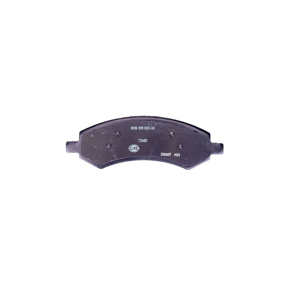 Bremsbelagsatz ohne Verschleißwarnung 18,8 mm HELLA für u.a. RAM 1500-1