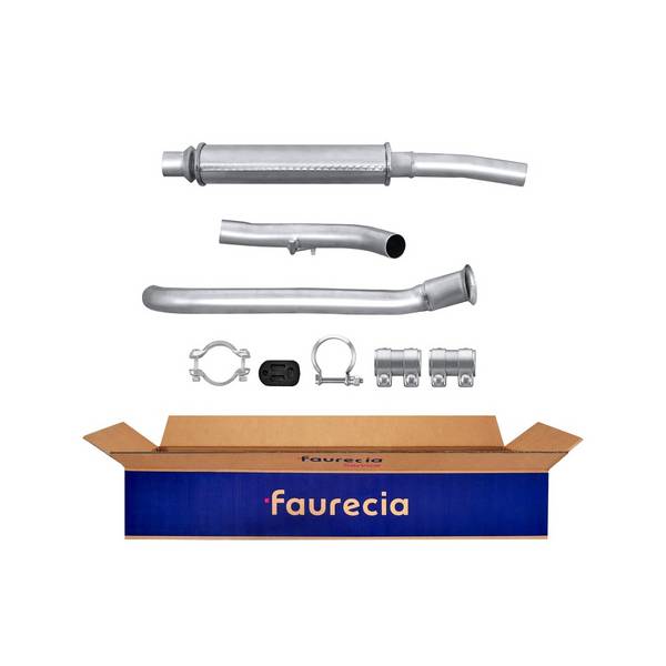 Mittelschalldämpfer FAURECIA IAM-Expertise für u.a. PEUGEOT 106