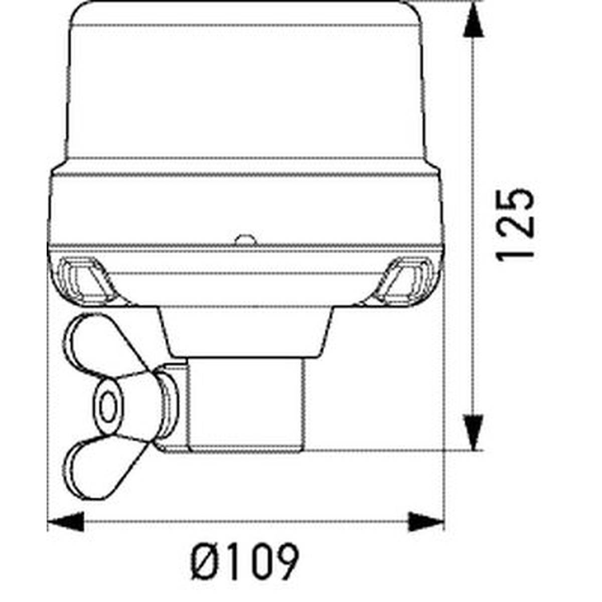 Rundumkennleuchte 24 V 19 W gelb amber LED HELLA für u.a. DIECI-3
