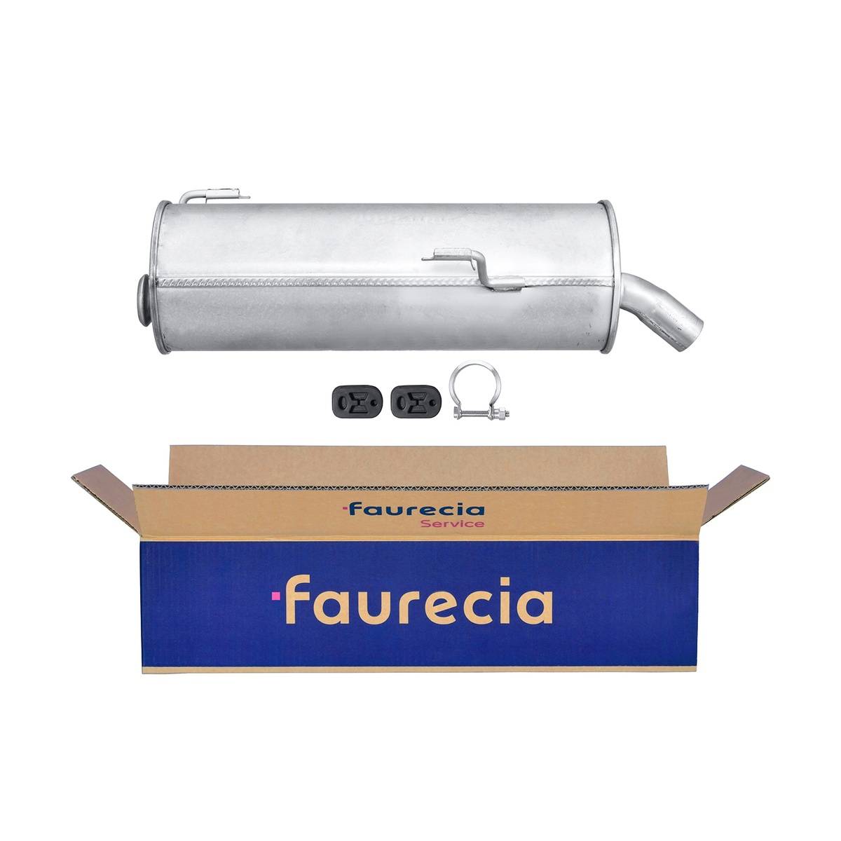 Endschalldämpfer FAURECIA IAM-Expertise passend für u.a. PEUGEOT 206-0