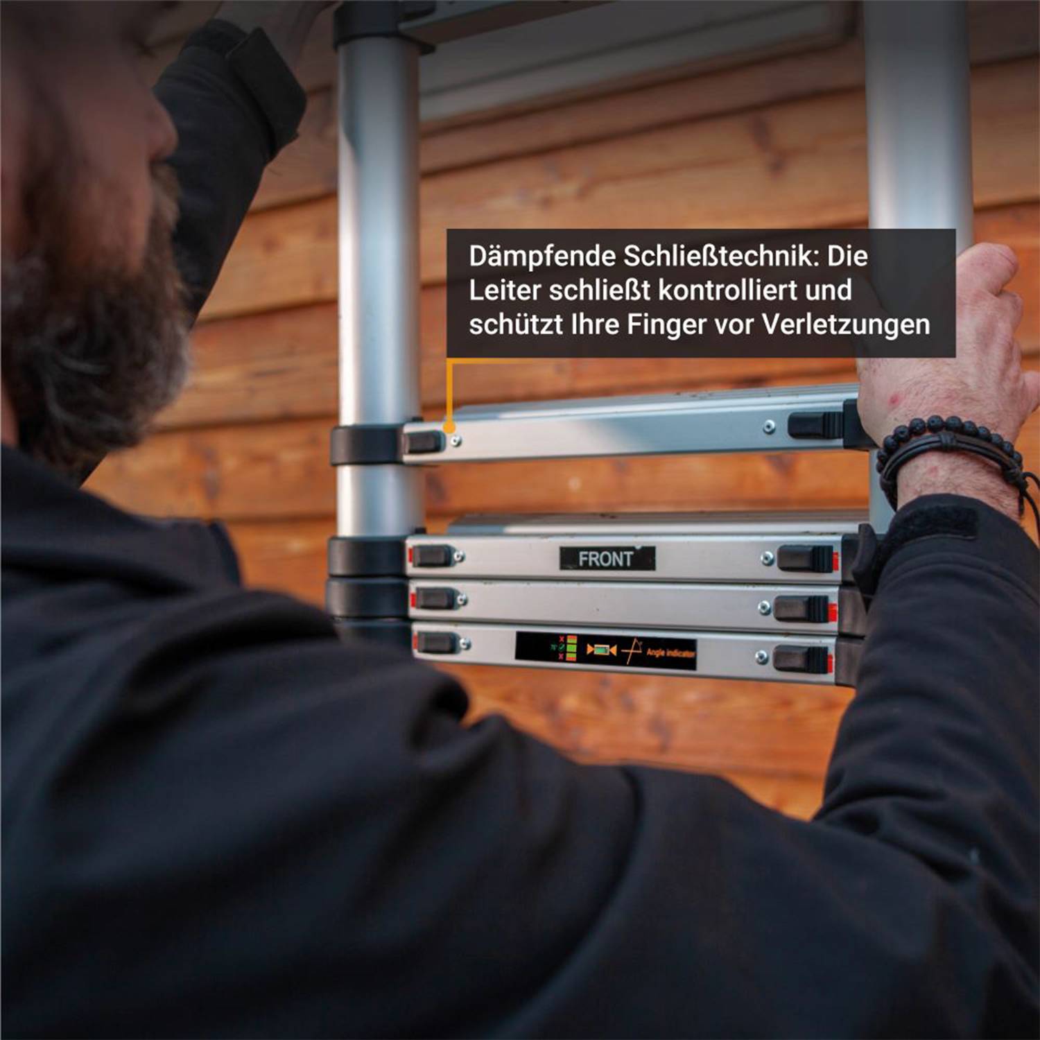 Batavia Giraffe Professional Teleskopleiter 3,81m Länge-3