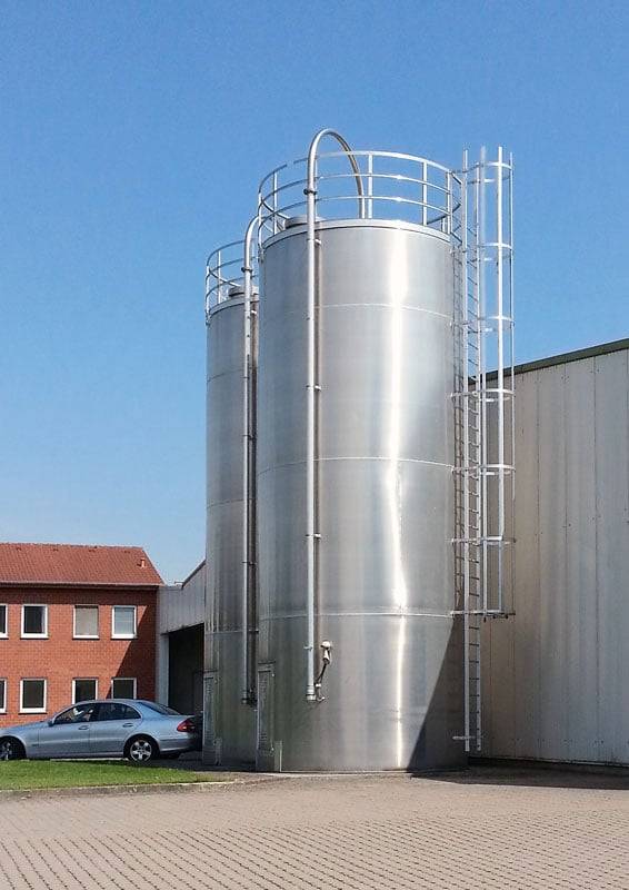 Euroline Steigleiter Aluminium eloxiert SH 13,44m PG1-1