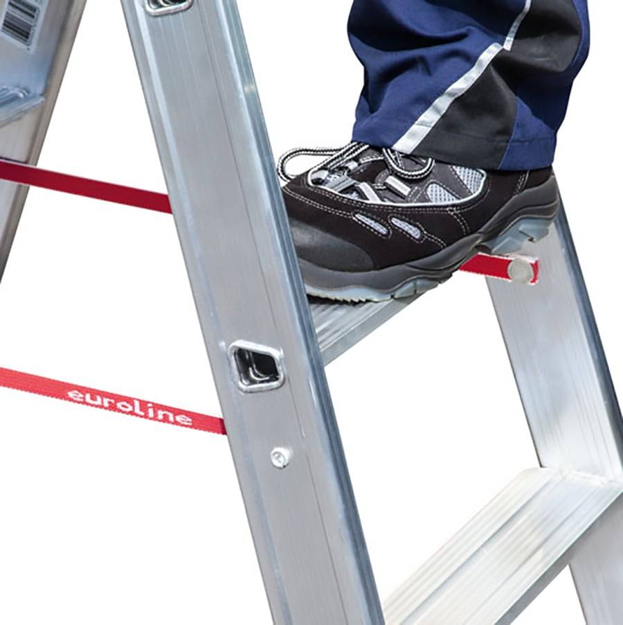 Euroline Premium 30577 Stufenstehleiter 2x14 Stufen-2
