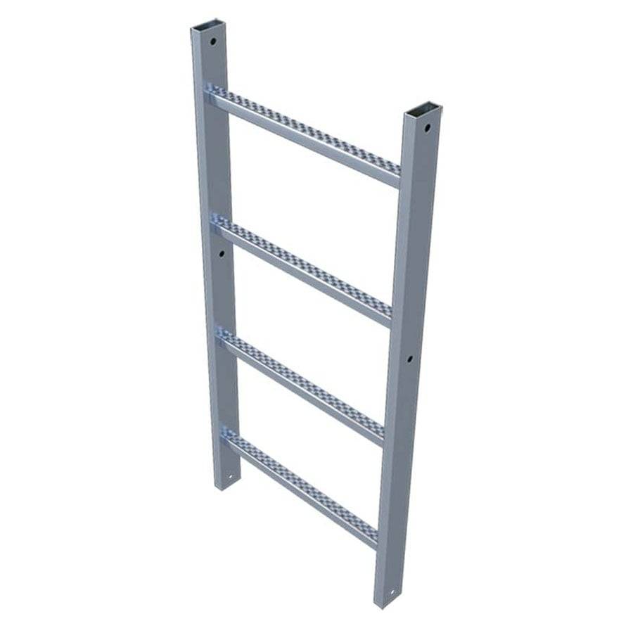 Zarges Steigleiter Aluminium eloxiert 1,96m-0