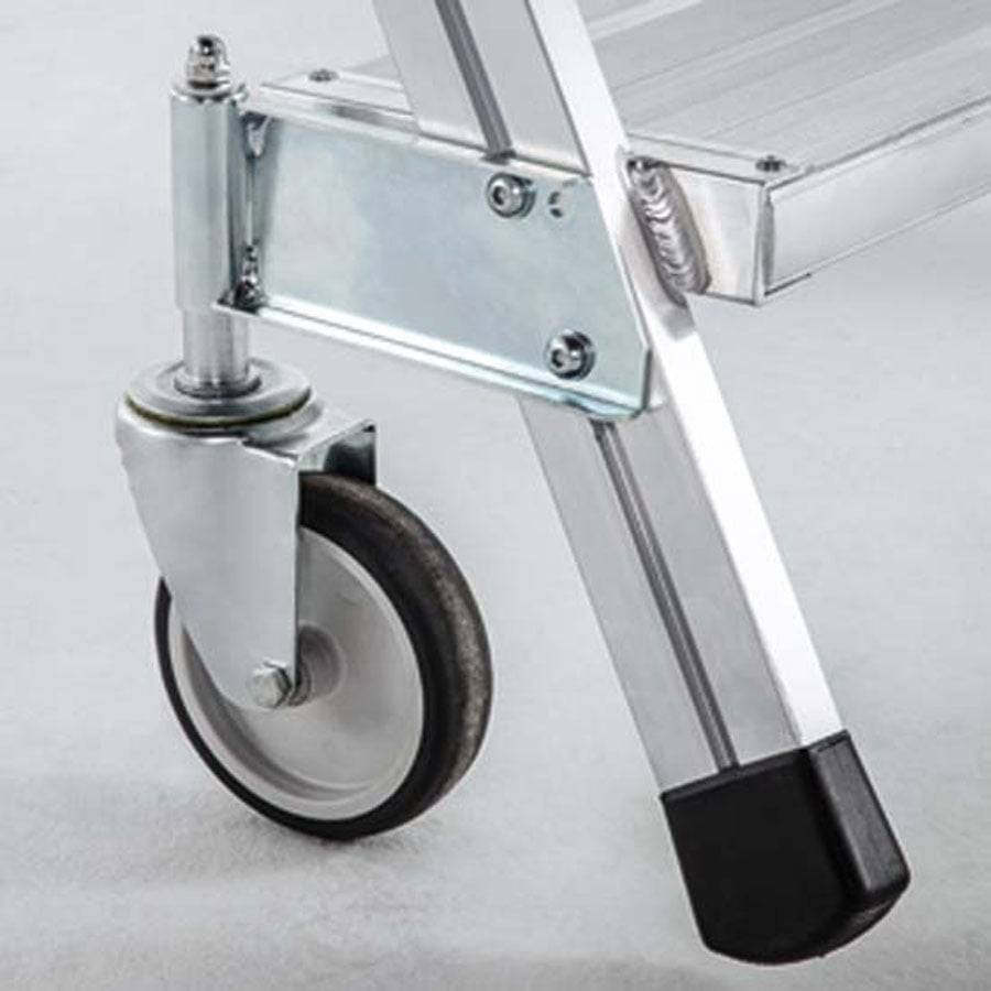 Zarges Podestleiter fahrbar mit 8 Leichtmetall-Stufen-1