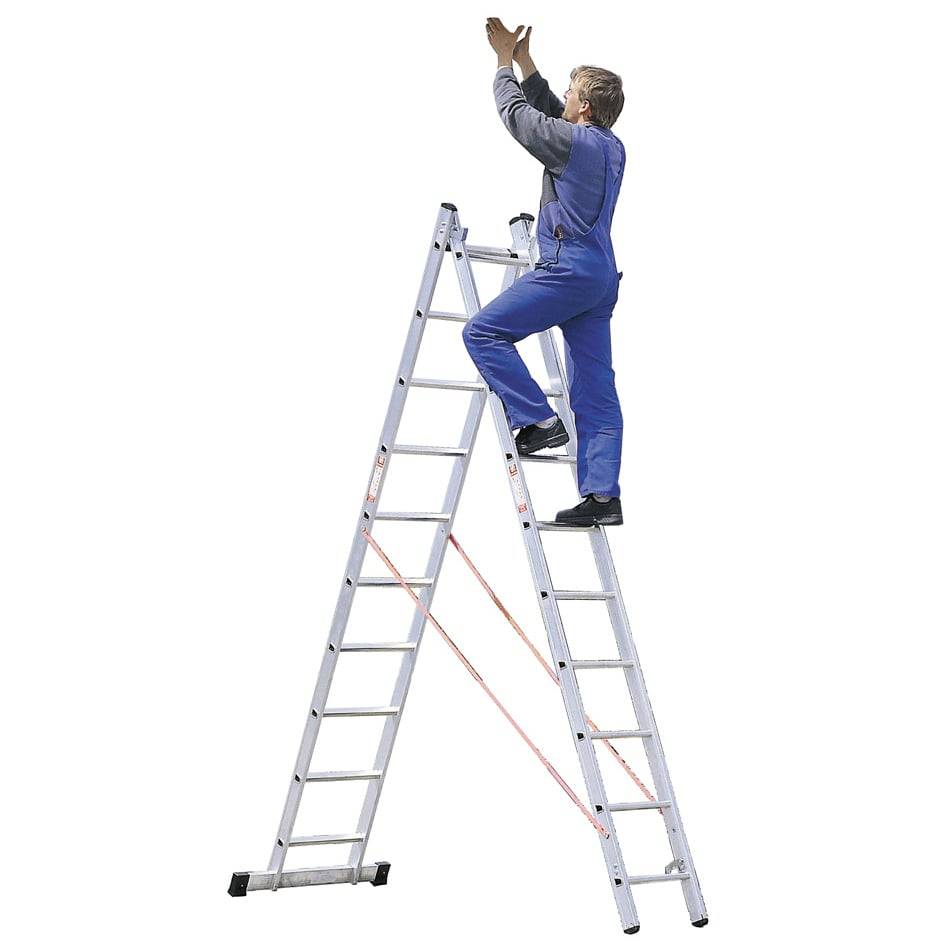 Euroline Premium 306 Mehrzweckleiter 2x10 Sprossen-2