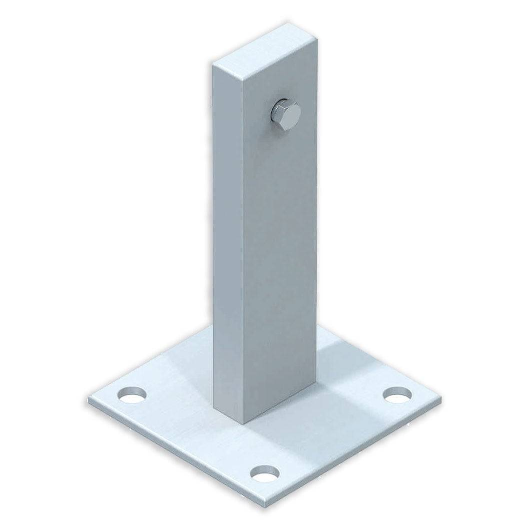 Zarges Fußplatte Stahl verzinkt 120x120mm-0