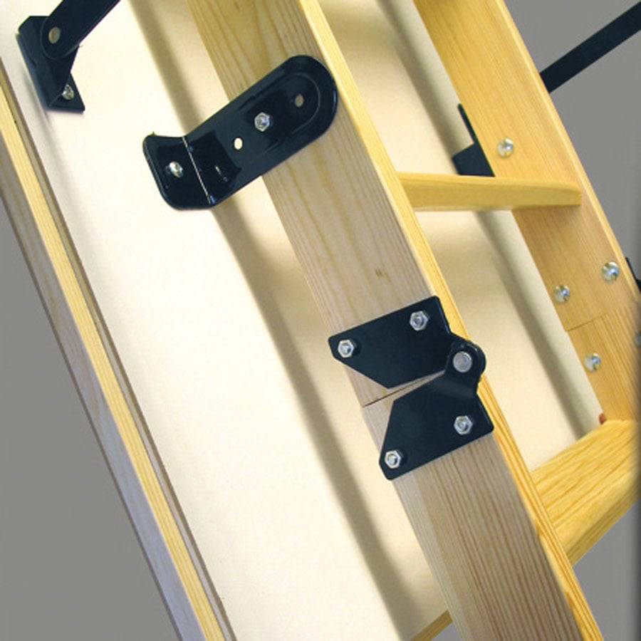 Altrex Woodytrex-De Luxe 3-teilige Bodentreppe einklappbar 120x60cm-3