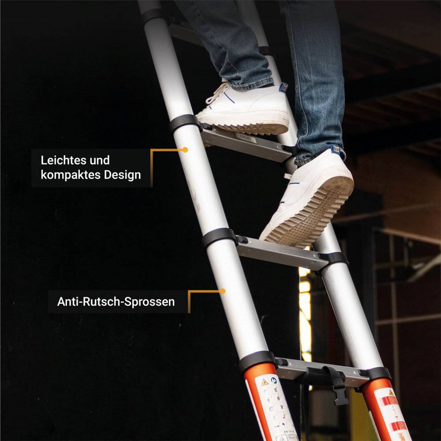 Batavia Giraffe Air Teleskopleiter 3,27m Länge-2