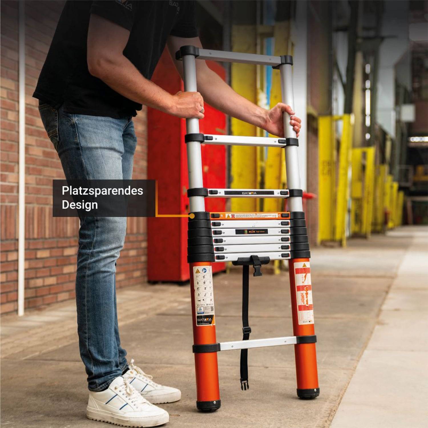 Batavia Giraffe Air Teleskopleiter 3,27m Länge-3