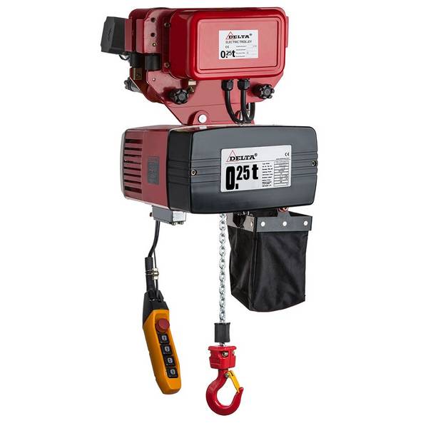 DELTA Premium Elektrischer Kettenzug Typ DED Tragkraft 0,25t Hubhöhe 10m