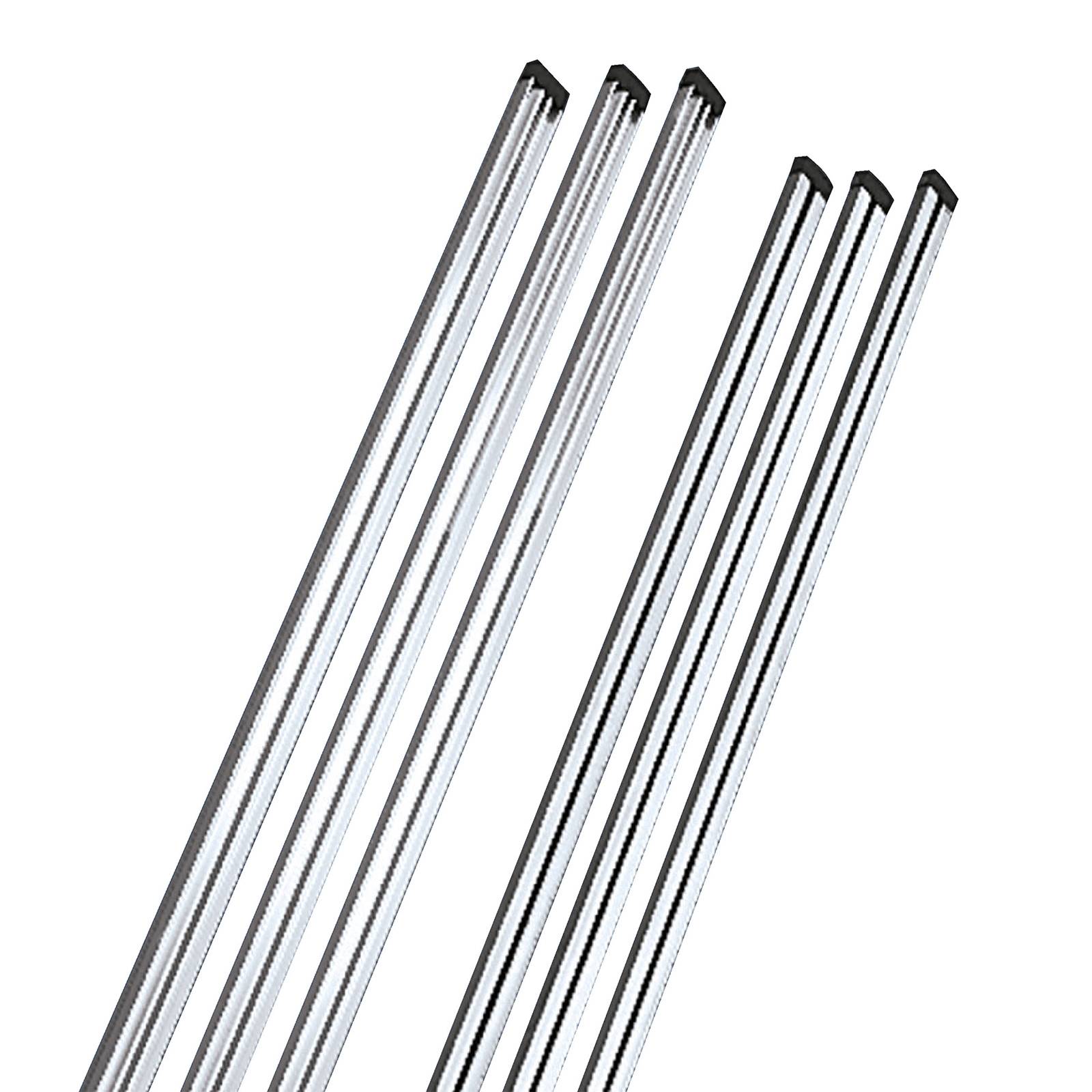 Hailo Rückenschutz-Senkrechtstäbe 2800mm lang Aluminium-0