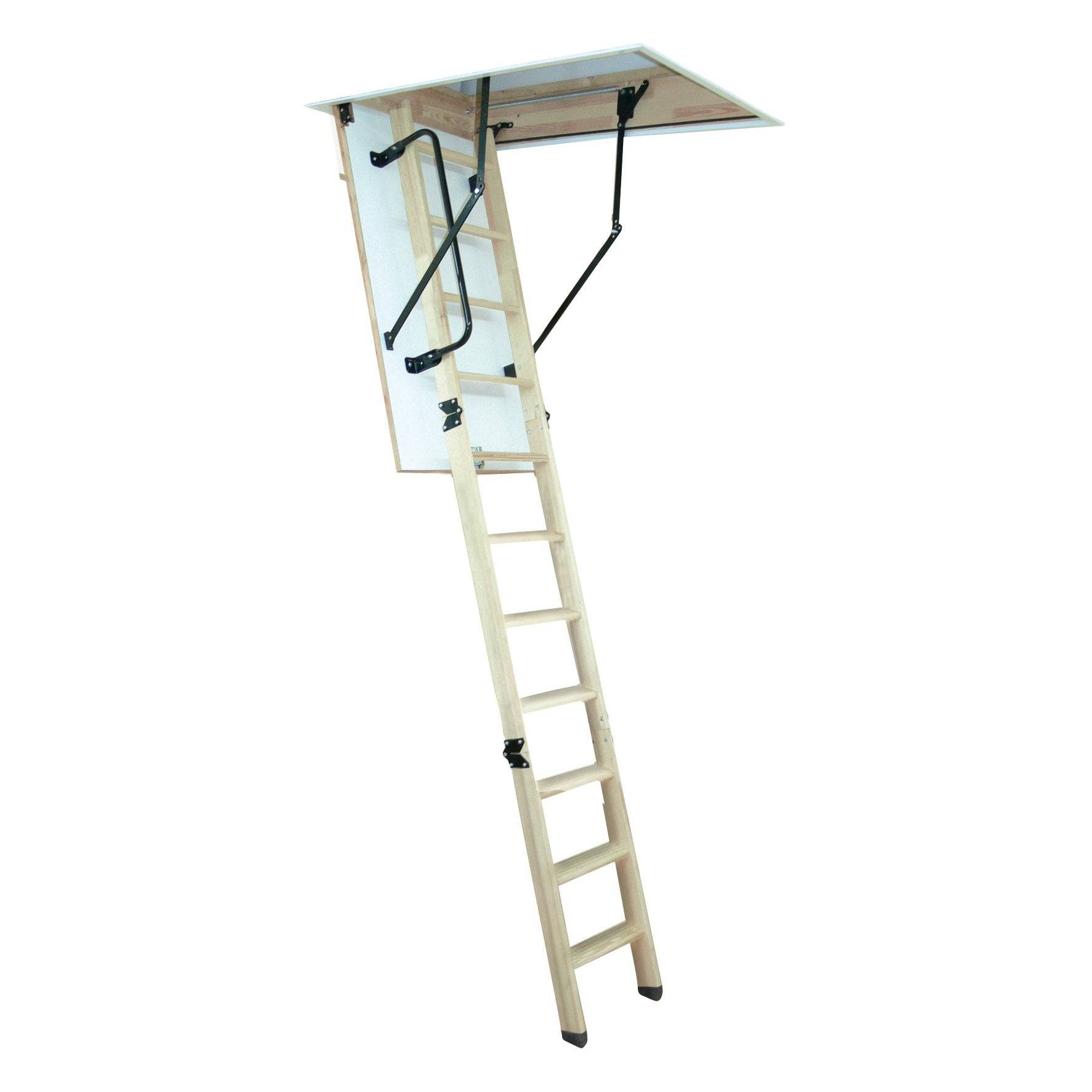 Altrex Woodytrex-Superieur 3-teilige Bodentreppe einklappbar 120x70cm-0