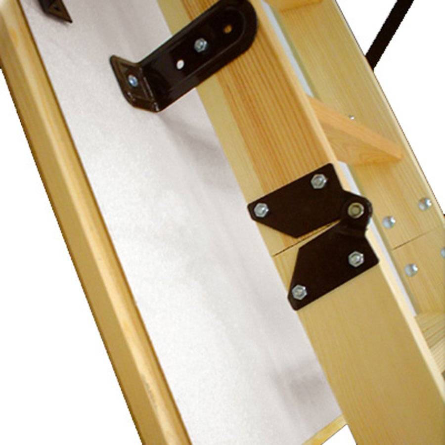 Altrex Woodytrex-Superieur 3-teilige Bodentreppe einklappbar 120x70cm-2