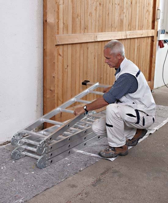 Zarges Vielzweckleiter Multitec M 4x3 Sprossen-3