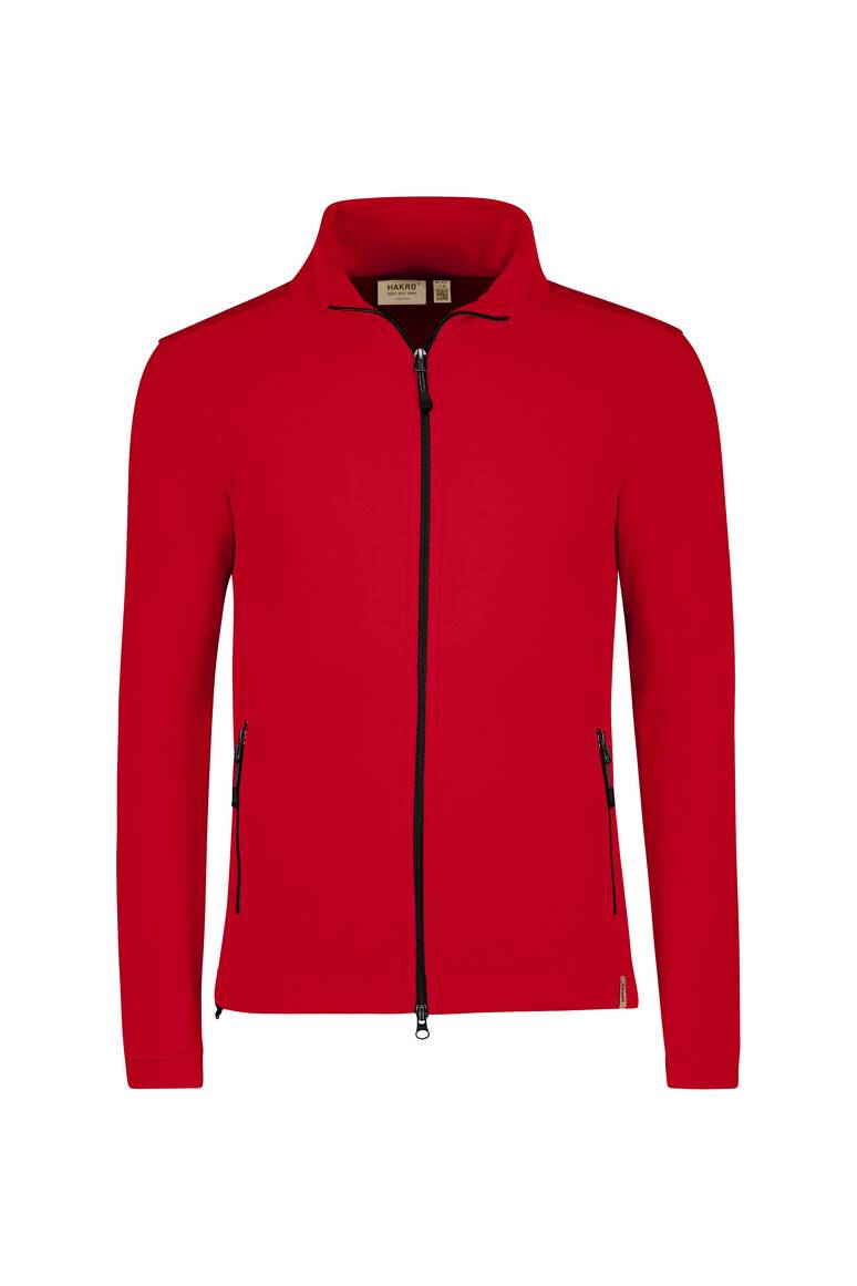 HAKRO Hakro Herren Fleece-Jacke ECO #846 Gr. 4XL rot-1